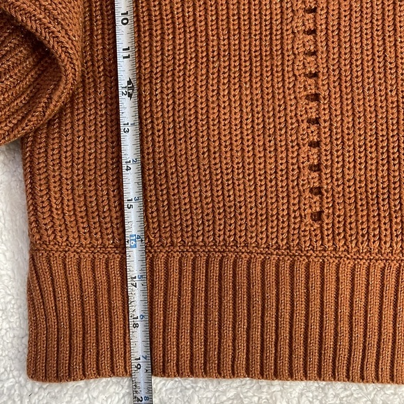 Aeropostale Brown / Burnt Orange  Knit Sweater | Size Medium - Picture 7 of 8